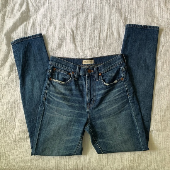 Madewell High Rise Blue Jeans - Picture 4 of 4